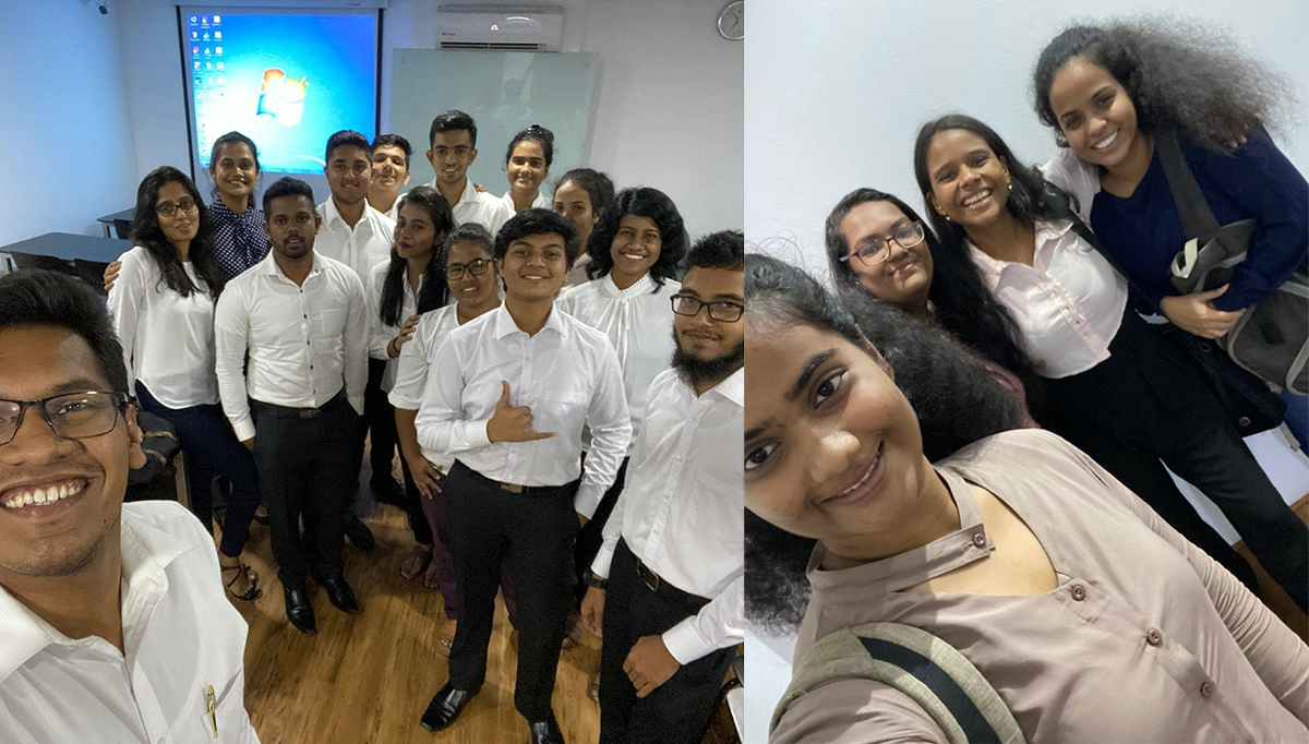 harindi mapabandara and team posing for the camera