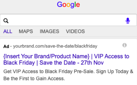 Black Friday Cyber Monday Ads