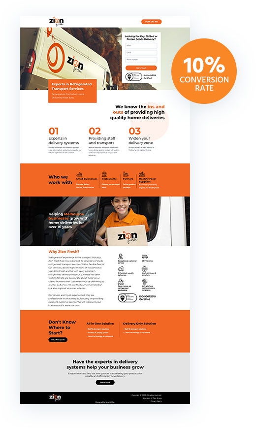 lion zion post click optimisation case study stats