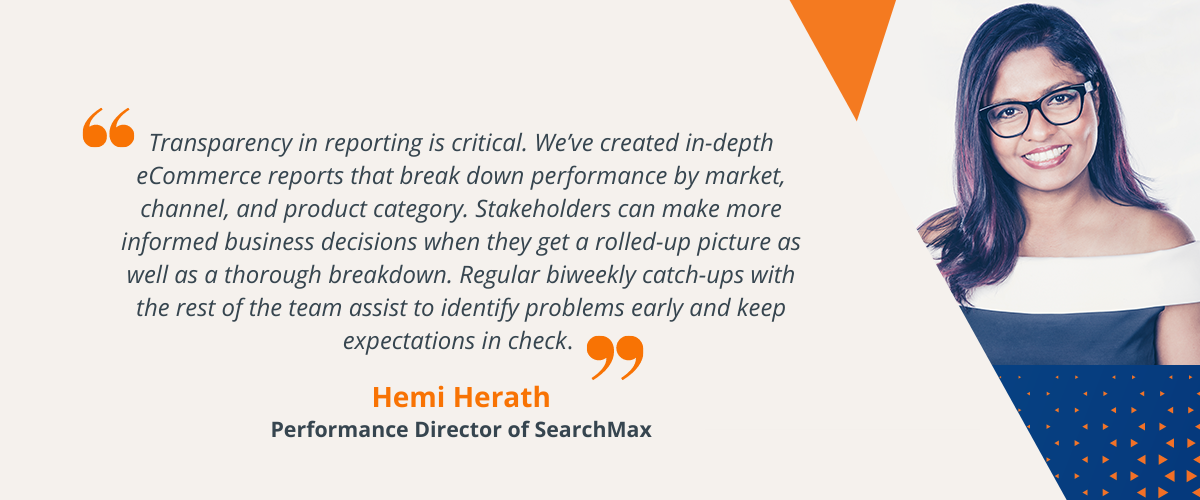 Hemi's Quote MC hemi herath's quote on ecommerce reporting