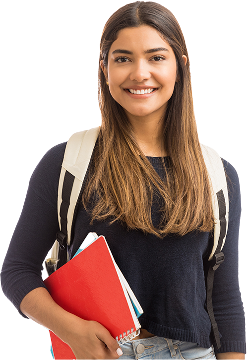 faq-sec college student posing for the camera