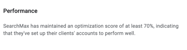 performance-shot-v2 SearchMax's optimisation score